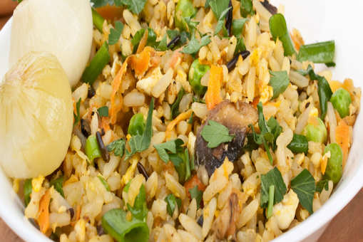 Mushroom and Egg Fried Rice