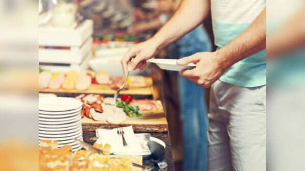 Eating while standing up