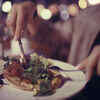 ​Eating in dark light