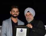 Virat Kohli honoured for completing 50 international hundreds