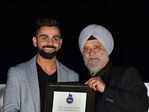 Virat Kohli honoured for completing 50 international hundreds