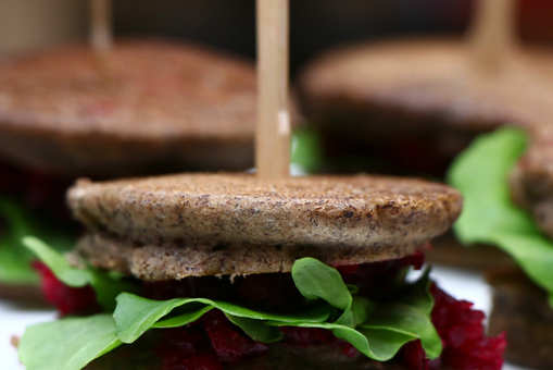 Buckwheat Blinis Sandwich