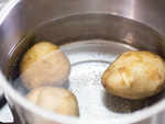 Boil potatoes quicker