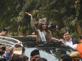 Manushi Chhillar's grand homecoming