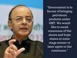 Here's what Arun Jaitley responded to P Chidambaram's question on bringing petroleum under GST