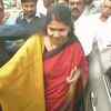 Kanimozhi, daughter of DMK chief M Karunanidhi & Rajya Sabha MP, arrives at Patiala House Court