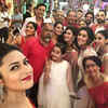 Article image for: TV star Divyanka Tripathi enjoys pre-Christmas party with <i class="tbold">ye hai mohabbatein</i> team