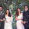 Abhishek Bachchan-Aishwarya Rai Bachchan and Amitabh Bachchan-Shweta Bachchan Nanda come together at the grand Virushka reception