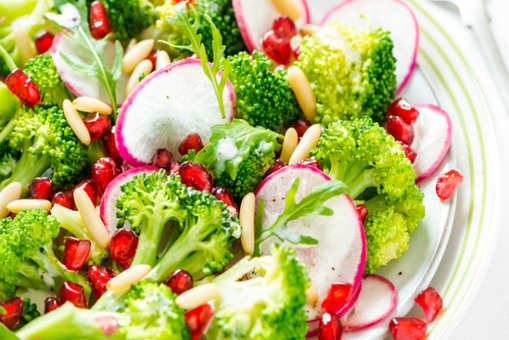 Broccoli and Pomegranate Salad