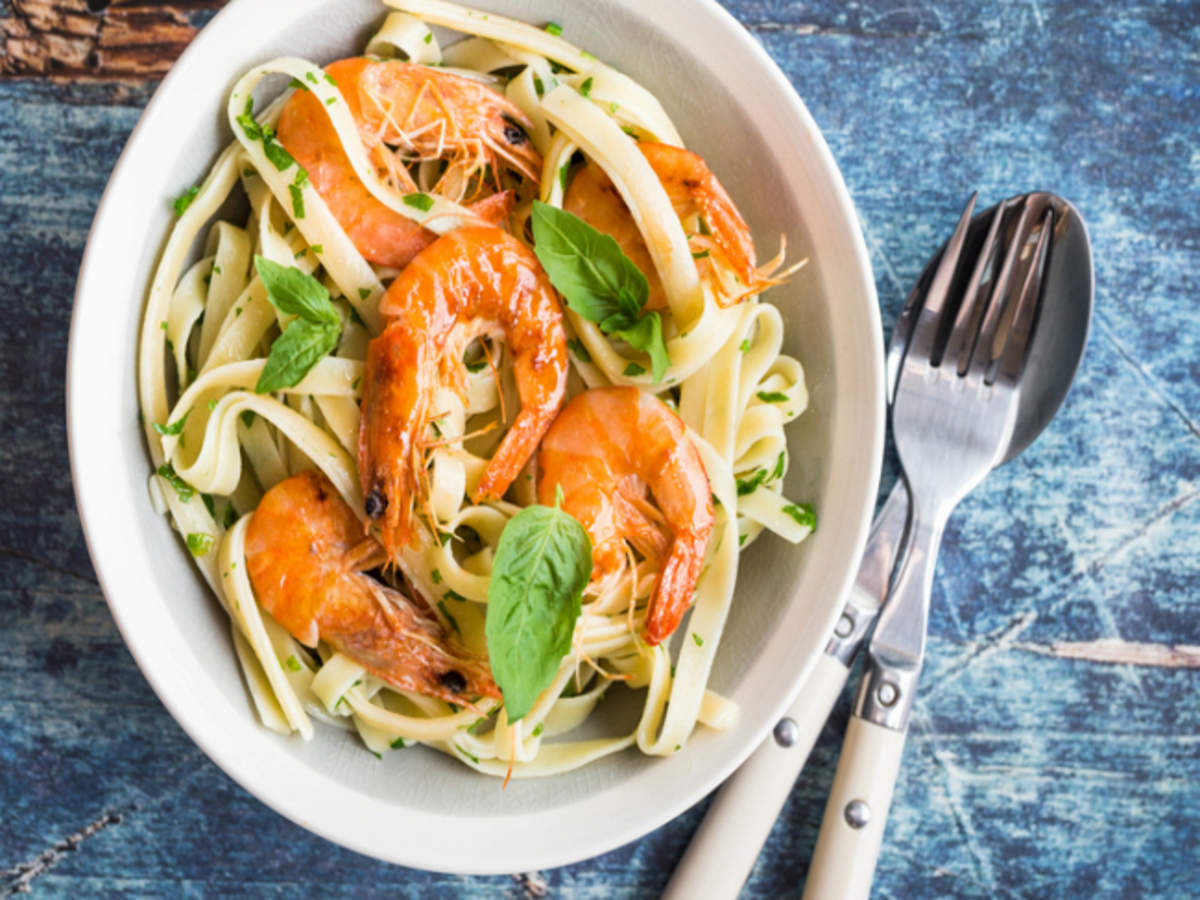 Prawn and Basil Pasta Recipe