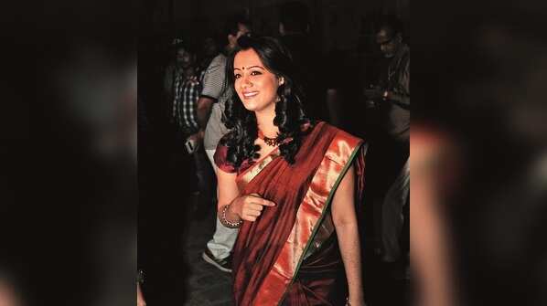 Surprise party for Spruha Joshi