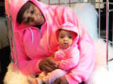 Serena Williams shares a candid moment with her little daughter