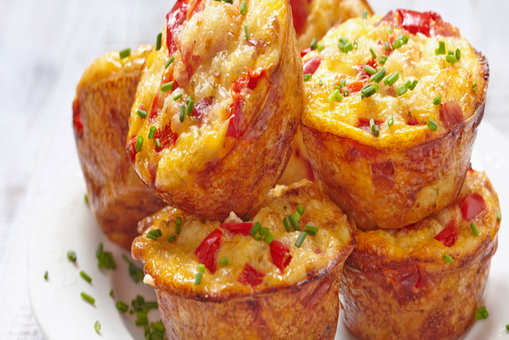 Mixed Veg and Omelette Muffins