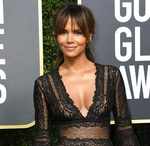 Halle on the red carpet