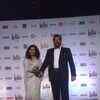 Kabir Bedi with wife Parveen Dusanj at the Jio Filmfare Awards 2018