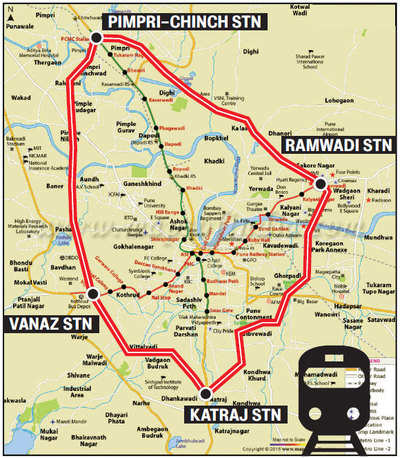 ring road pune map Pmc Pmc Proposes New Metro Ring Route ring road pune map