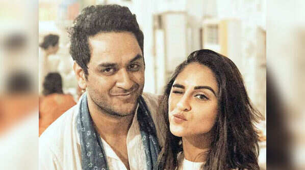 With actress Krystle D'Souza