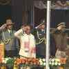 Assam Governor Jagdish Mukhi unfurls the national flag at the Republic Day celebrations in Guwahati