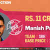 Sunrisers Hyderabad buy Manish Pandey for 11 crores