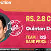 Royal Challengers Bangalore buy Quinton de Kock for 2.8 crores