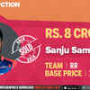 Rajasthan Royals buy Sanju Samson for 8 crores