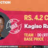 Kagiso Rabada was bought by Chennai Super Kings for 4.2 crores but Delhi Daredevils used their RTM to get him back