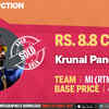 Krunal Pandya was bought by Royal Challengers Bangalore for 8.8 crores but Mumbai Indians used their RTM to get him back
