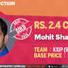 Mohit Sharma was bought by Chennai Super Kings for 2.4 crores but Kings XI Punjab used their RTM to get him back
