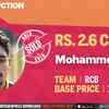 Royal Challengers Bangalore buy Mohammed Siraj for 2.6 crores