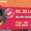 Sunrisers Hyderabad buy Sachin Baby for 20 lakh, his base price