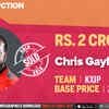 Kings XI Punjab buy Chris Gayle for 2 crores, his base price