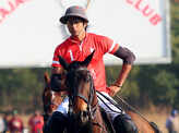 Polo match in the city