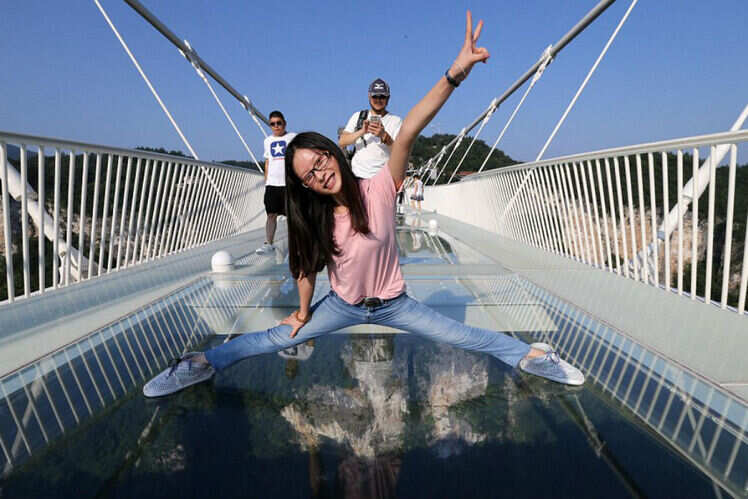 zhangjiajie glass bridge worlds highest and longest glass bridge opens in china times of india travel - Zhangjiajie Glass Bridge zhangjiajie glass bridge worlds highest and longest glass bridge opens in china times of india travel - Zhangjiajie Glass Bridge