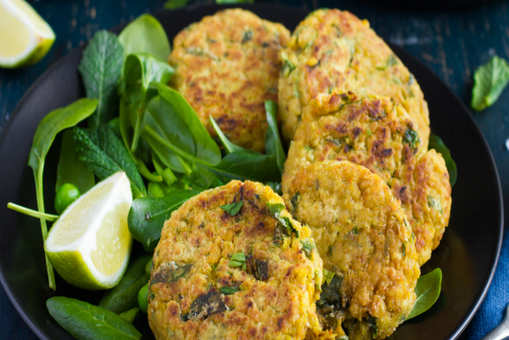 Spinach and Chickpea Fritters