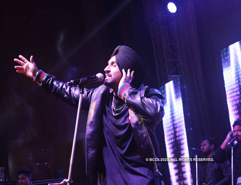 Diljit Dosanjh performs at PGI's annual cultural fest