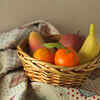 Fresh seasonal fruit or banana