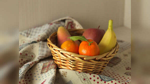 Fresh seasonal fruit or banana