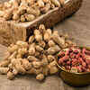 Handful of peanuts and chana