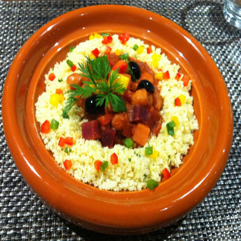 Vegetable Tagine with Couscous Recipe