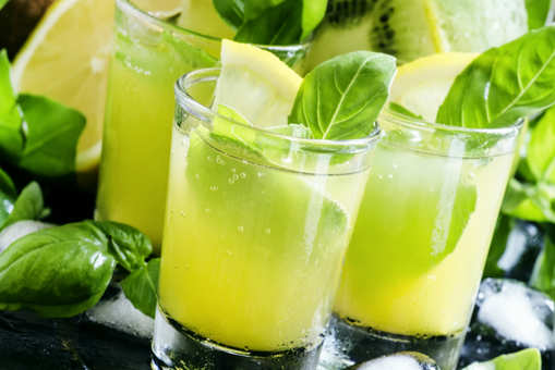 Kiwi Basil Lemonade