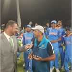 When the players photobombed Dravid