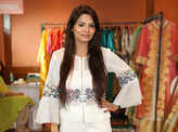 Socialites attend fashion exhibition