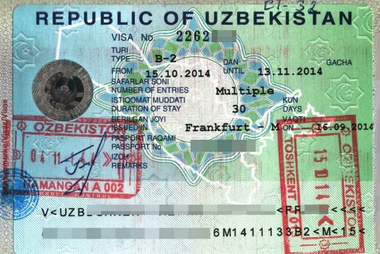 travel to uzbekistan visa
