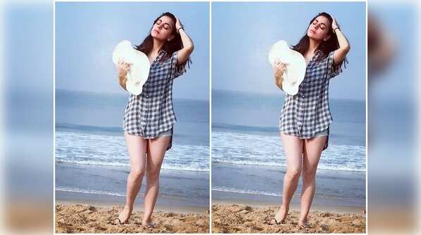 Shraddha sizzles on the beach