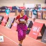 Jayanthi Sampathkumar runs marathon in saree