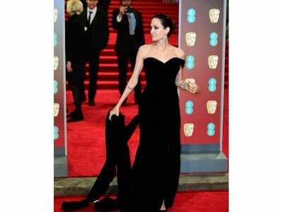Angelina Jolie: Angelina Jolie's stunning 2018 BAFTA look had a hidden  surprise! - Misskyra.com