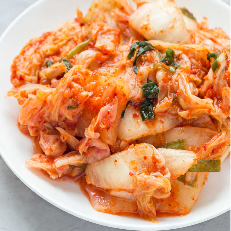 Use kimchi paste as a dressing for salads