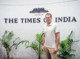 Stefan Edberg visits TOI office