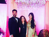 Newly-weds Gaurav Chopra and Hitisha's wedding reception