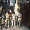 Police security outside Bollywood actor Anil Kapoor's residence
